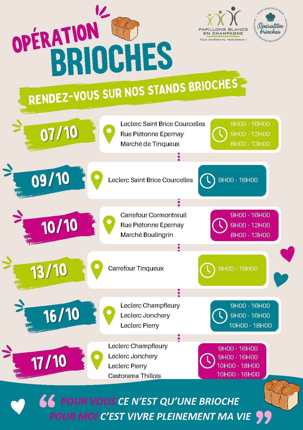2026 Brioches Points de vente
