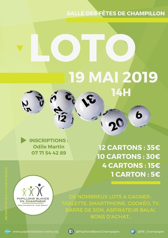 loto associatif 19 mai 2019